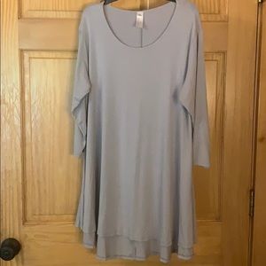 Heathmoor 3/4 sleeve, Hi-Low Swing Tunic Top